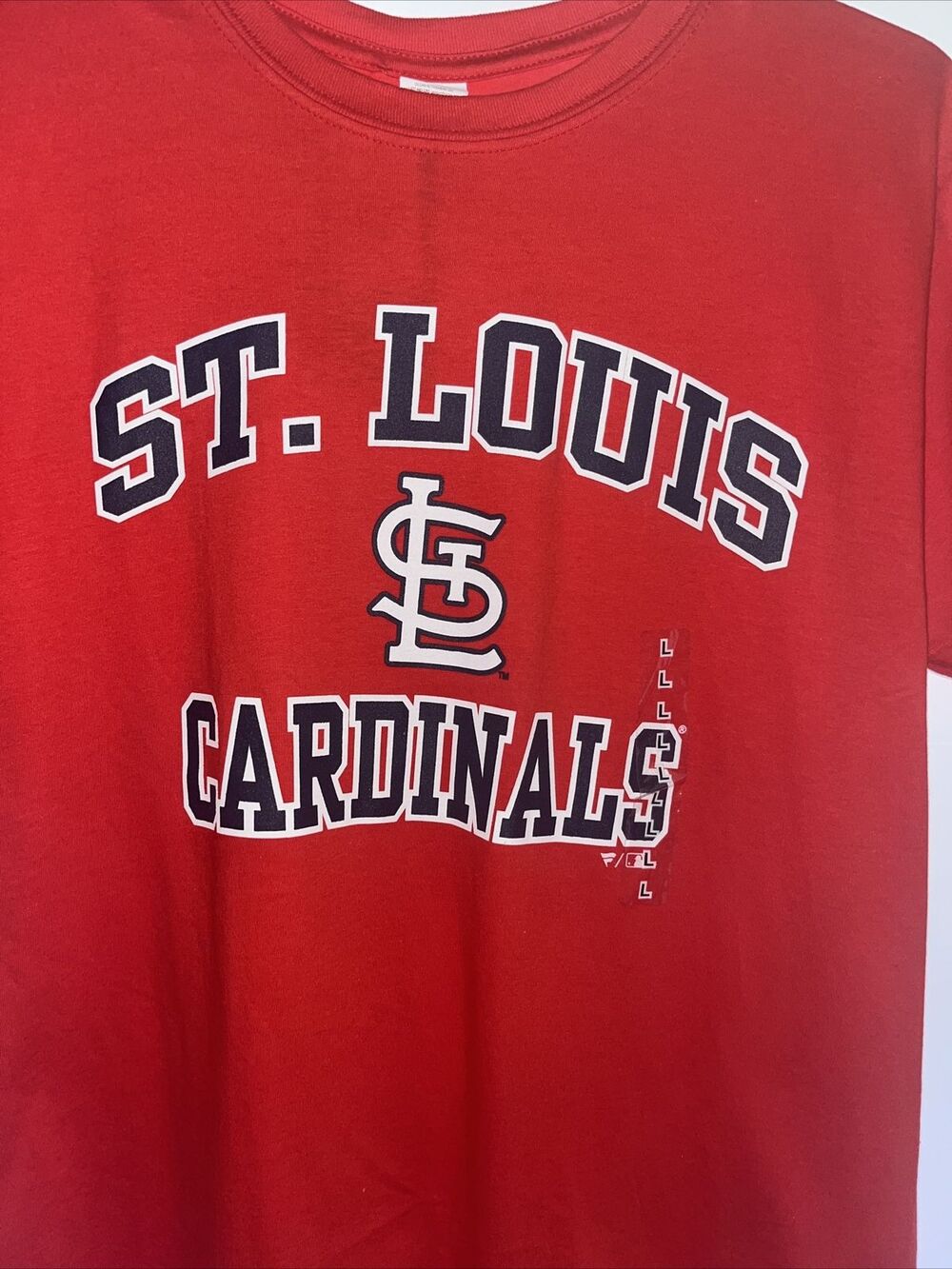 Fanatics Unisex St. Luis Cardinal’s Red Graphic T-shirt Size L Sports Baseball